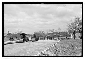Road improvement project, Boston Park Department, USA Work Project WPA
