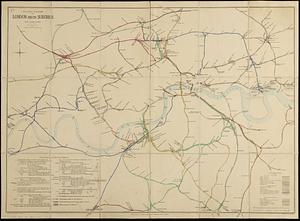 Railway diagram of London and its suburbs