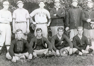 Milford High School's 1930 baseball team photo