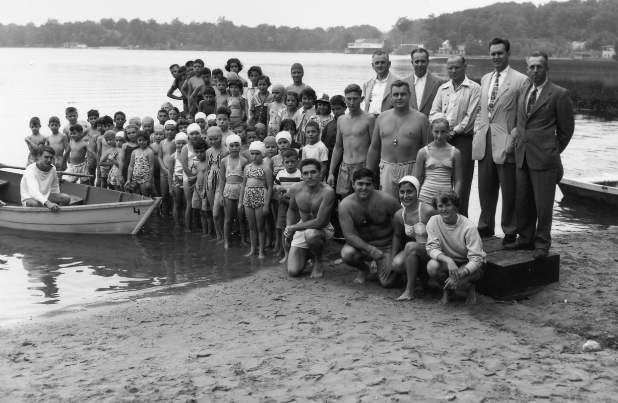 Louisa Lake lifeguards & students