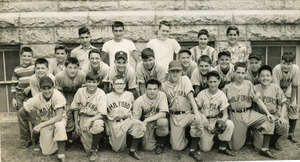 1950s youth baseball team photo