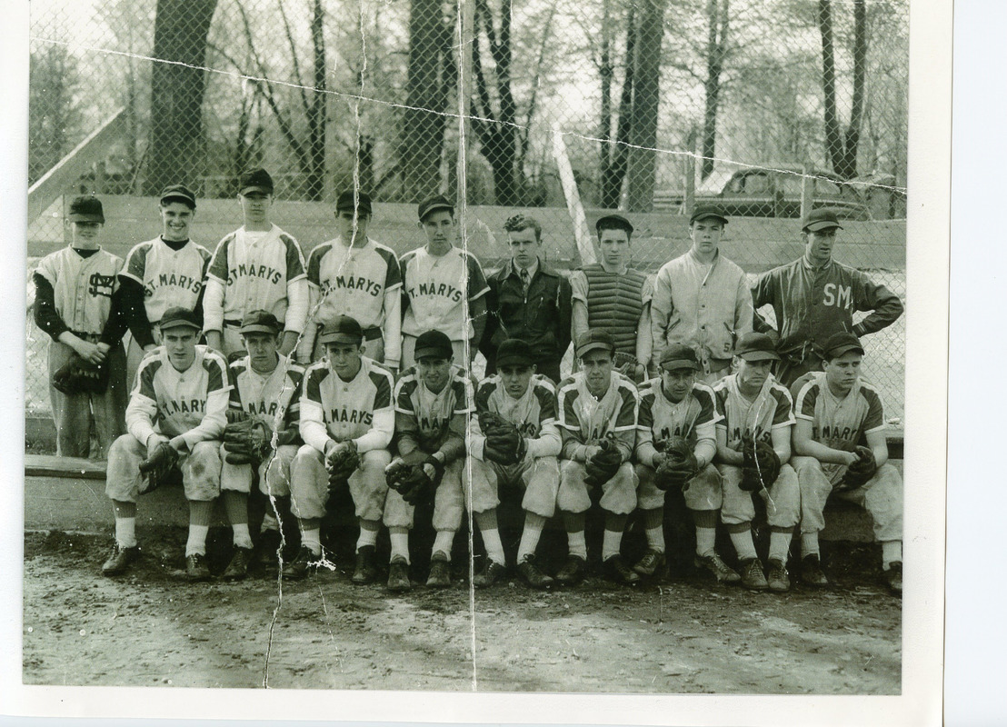 St. Mary's baseball team 1930s Digital Commonwealth