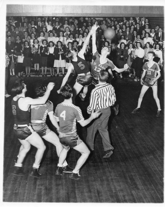 St. Mary's basketball team 1940s