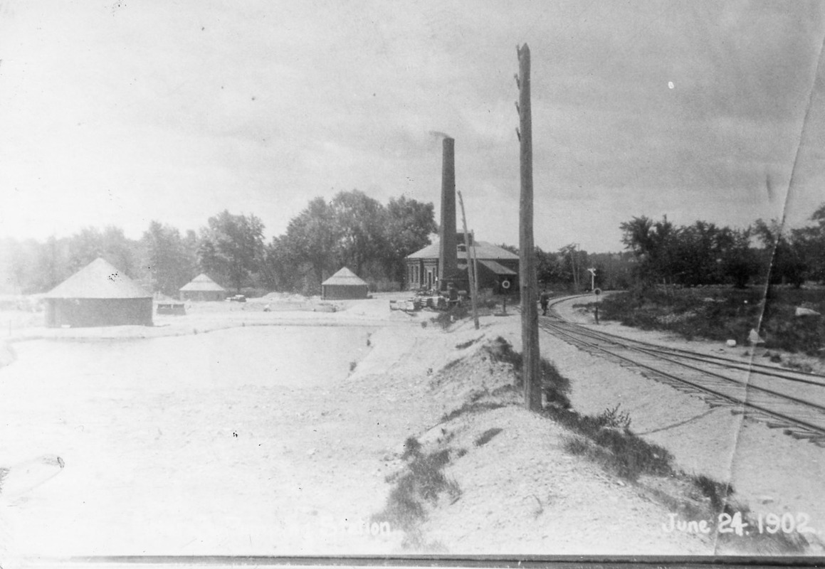 Milford Water Co. pumping station June 24, 1902