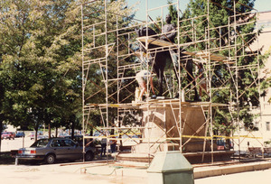Restoring General Draper statue