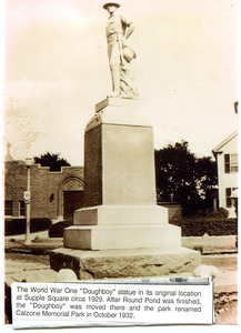 WWI doughboy statue