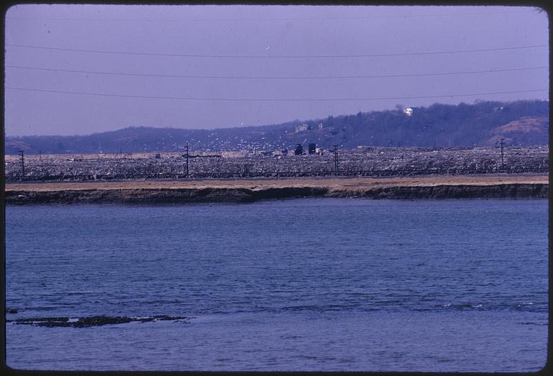 Saugus Regional Dump from Route 1A, Saugus River area toward West