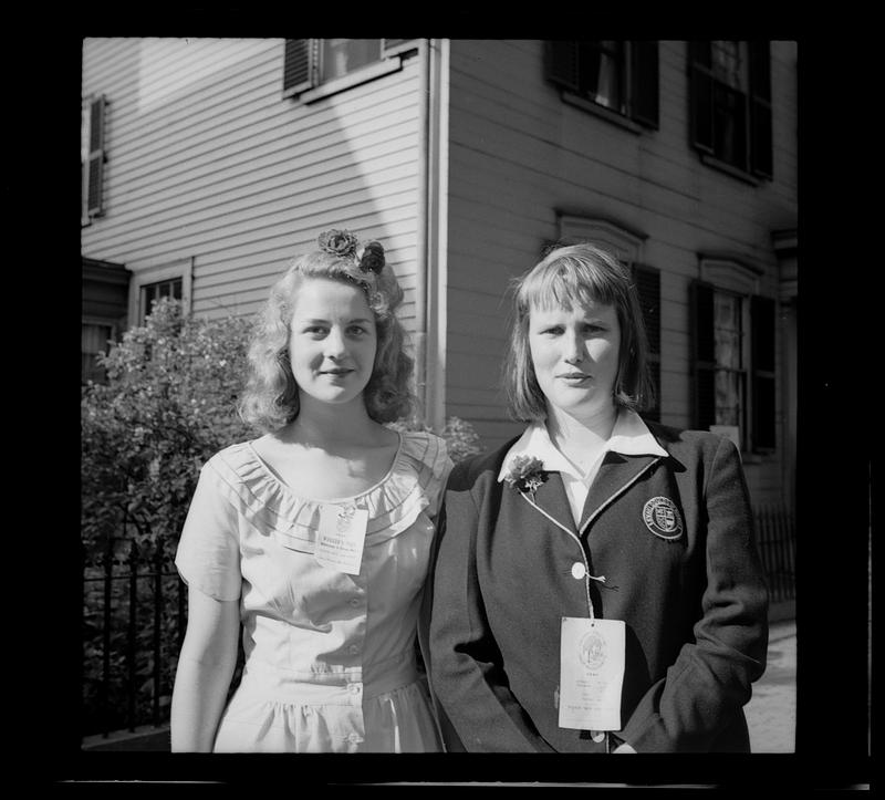 Two girls, Chestnut Street Day