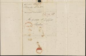 Curtis Rice to George Coffin, 12 December 1832