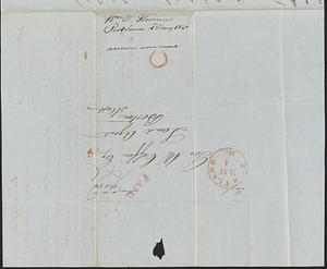 William Thomas to George Coffin, 1 May 1845