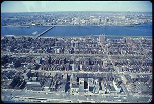 View of Back Bay, Cambridge, and the Charles River from Prudential Tower, Boston