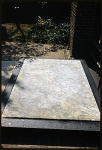 Benjamin and Deborah Franklin tombstone, Christ Church Burial Ground, Philadelphia, Pennsylvania