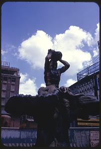 Triton Fountain, Piazza Barberini, Rome, Italy