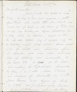 Letter from John D. Long to Zadoc Long and Julia D. Long, March 12, 1867