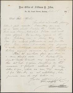 Letter from John D. Long to Zadoc Long and Julia D. Long, March 18, 1867