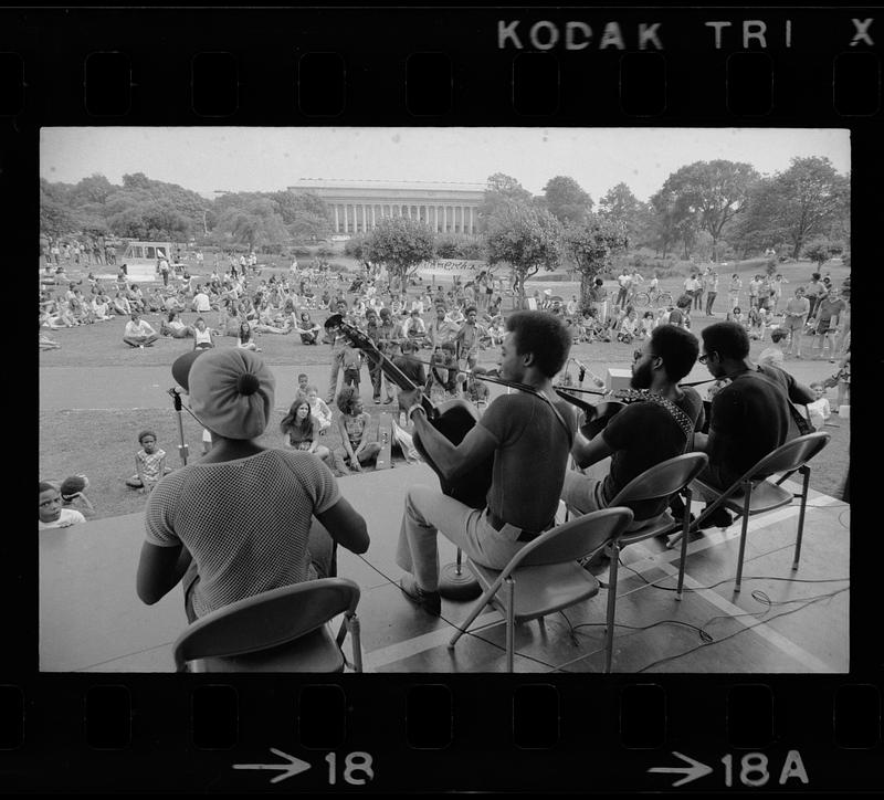 Fenway summer concert (note MFA), Boston Digital Commonwealth