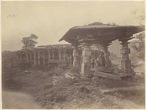 Nandi pavilion at Thousand Pillar Temple, Hanamkonda, India