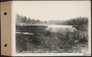 Contract No. 17, West Portion, Wachusett-Coldbrook Tunnel, Rutland, Oakham, Barre, dam at site of Shaft 8, Barre, Mass., Jan. 5, 1928