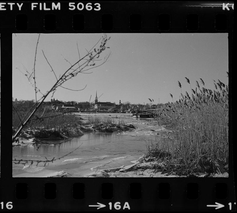 Harbor in winter from Ring’s Island