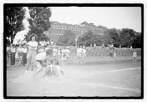 Women's baseball game