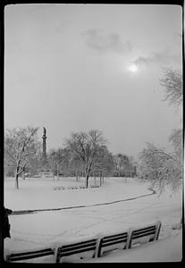 Maude & John Public Garden snow pictures
