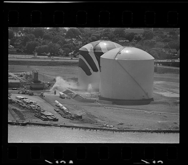 "Sister Corita" gas storage tanks, Dorchester Digital Commonwealth
