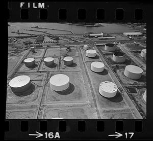Oil tank farm, East Boston