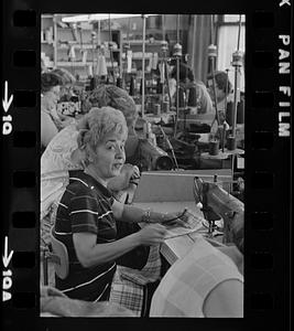 Garment center workers, Kneeland Street, downtown Boston