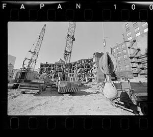 Park Square garage demolition, Boston