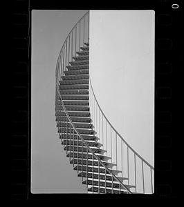 Gas storage tank stairs, East Boston