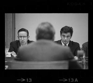 Investigators at State House hearing, Boston