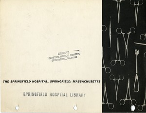 Springfield Hospital Annual Report 1956