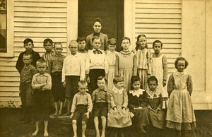 Buckland Center School students and teachers, Buckland, Mass., 1893