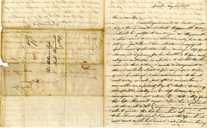 Letter from Mary Lyon to Reverend William Tyler, August 21, 1835