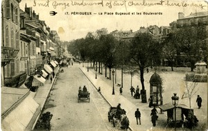 Perigueux, France postcard from Mark L. Purinton, Buckland, Mass., August 11, 1918