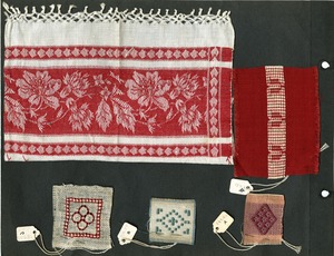 Weaving pattern samples, Wilder Homestead, Buckland, Mass.