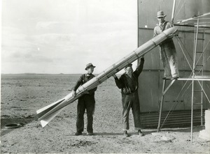 Placing a Goddard Rocket in the Launch Tower