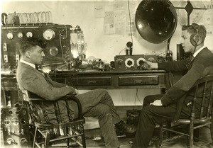 Radio Station 1XZ, Clark University, 1925