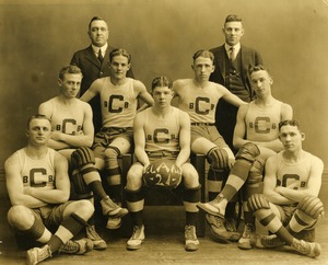 The 1920-1921 Basketball Team of Clark University