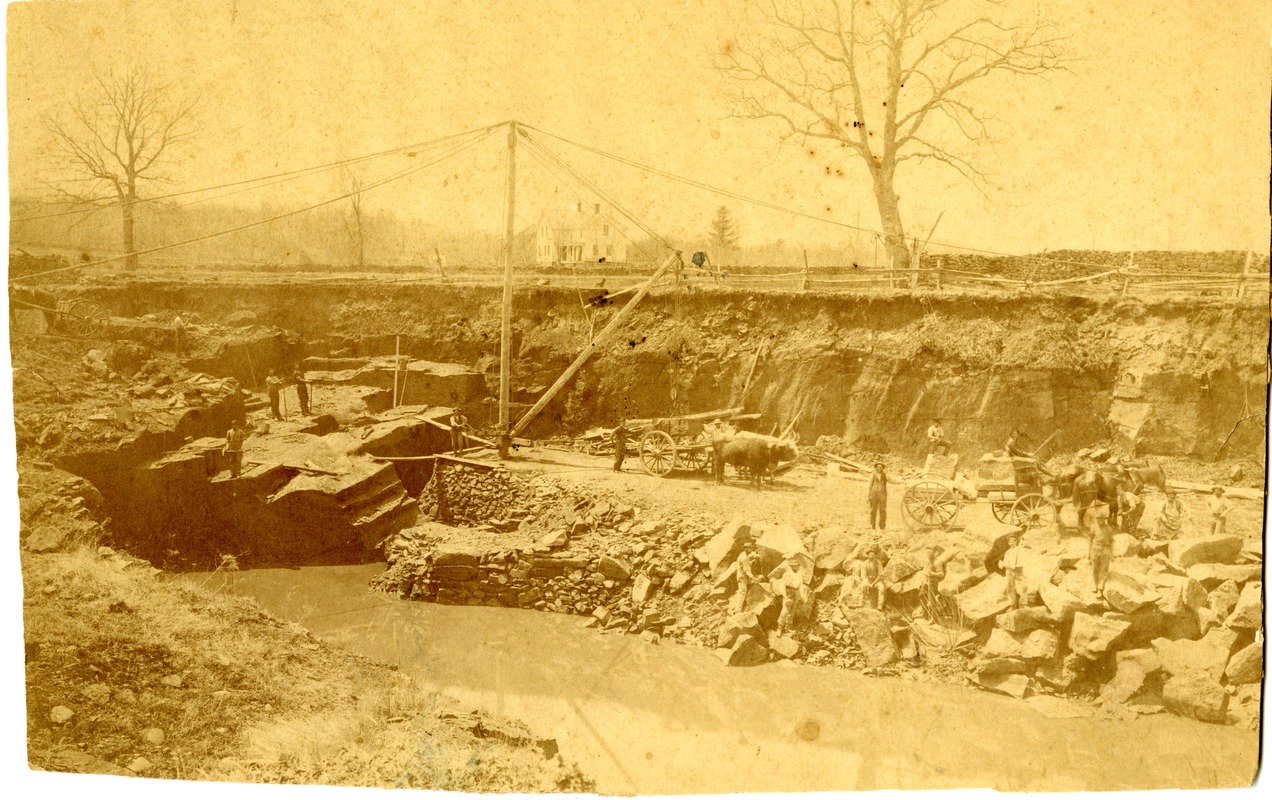 ox-and-horse-carts-in-east-longmeadow-quarry-digital-commonwealth