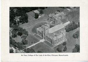 Air view, College of Our Lady of the Elms, Chicopee, Massachusetts