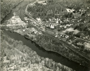 Erving Town Center, Aerial View
