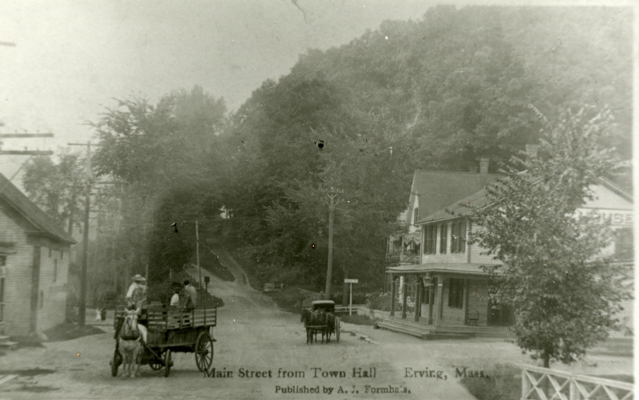 Main Street from Erving Town Hall Digital Commonwealth