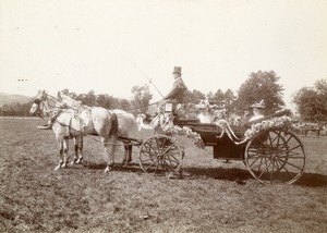 Barouche.Col. Geo. W. Davenport, Greenfield Coaching Parade 1897 photo 1