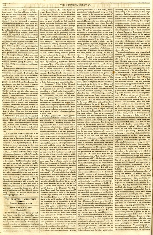 The Practical Christian 1840-1841