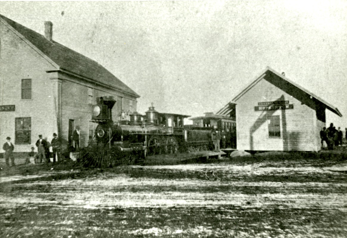 Hopkinton Train Depot, ca 1880