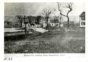 Poseyville, Looking West, Hopkinton, ca 1880