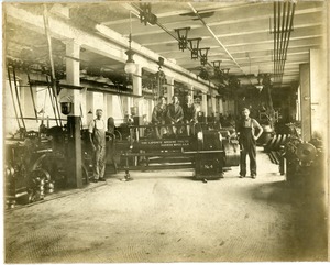 Workers at the LaPointe Machine Tool Co.