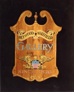 Heywood-Wakefield Company gallery plaque