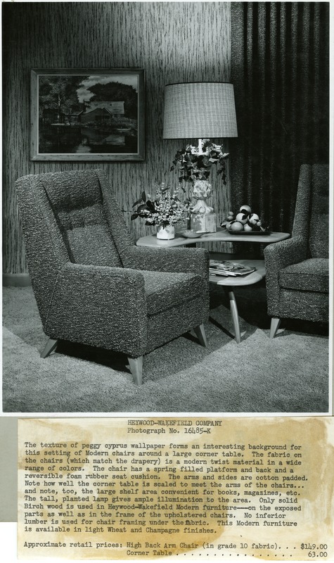 Heywood-Wakefield Modern Furniture line file print